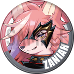 "Zaniah" character can badge