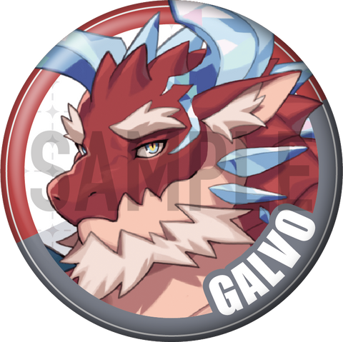 "Galvo" character can badge