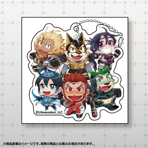 라이브 어 히어로! 미니 패러렐 플라이트 '글리터 아크릴 키링'