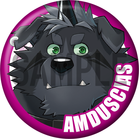 "Amduscias" Character Can Badge