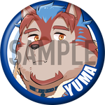 "Yuma B" Character Can Badge
