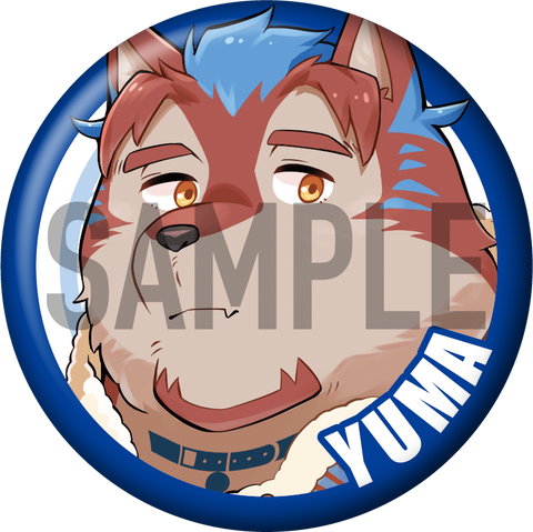 "Yuma B" Character Can Badge
