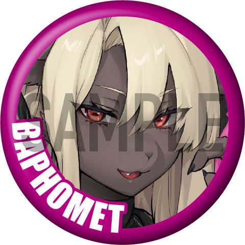 "Baphomet" Character Can Badge
