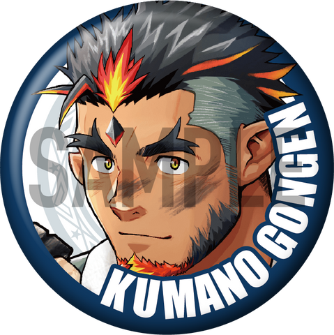 "Kumanogongen" Character Can Badge
