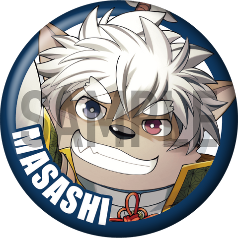 "Masashi" Character Can Badge





