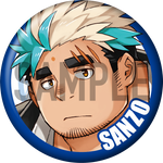 "Sanzo" Character Can Badge
