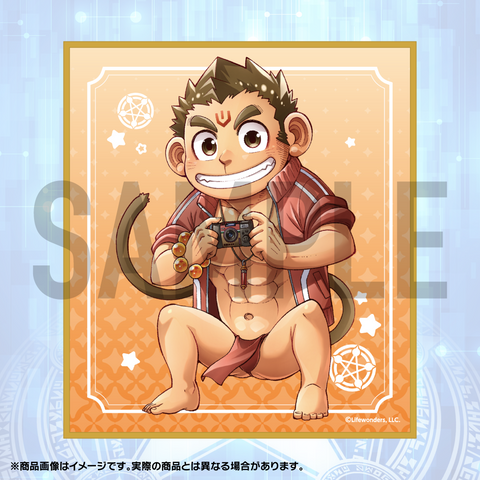 도쿄 방과후 소환수 「카미야도 학원 총출동!」 미니 색지 – 하누만