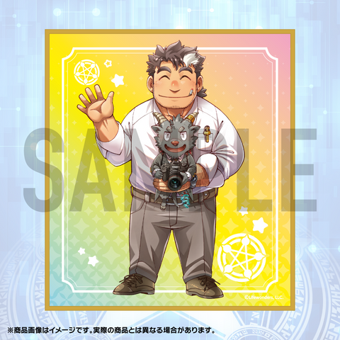 도쿄 방과후 소환수 「카미야도 학원 총출동!」 미니 색지 – 모노노베 선생님 & 살로몬군