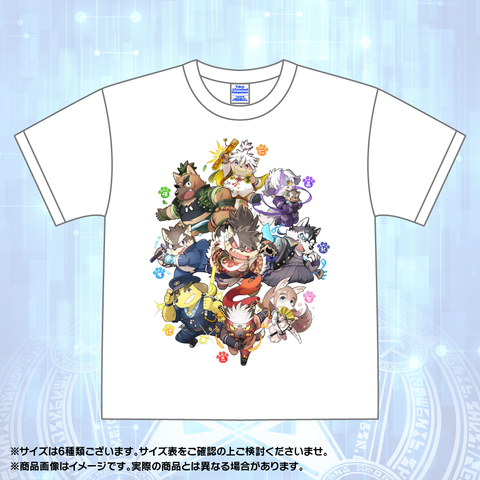 Tokyo After School Summoners "All the Eight Dogs Warriors! T-shirt