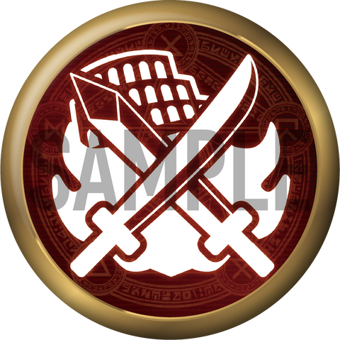 "Tag Badge for Berserkers Affiliation" 캐릭터 캔 배지
