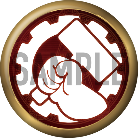 "Tag Badge for Crafters Affiliation" Character Can Badge
