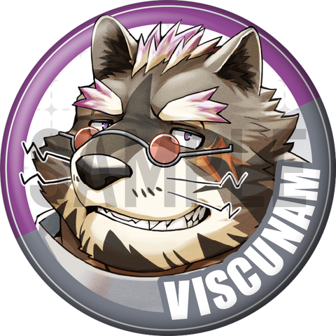 "Viscunam" Character Can Badge