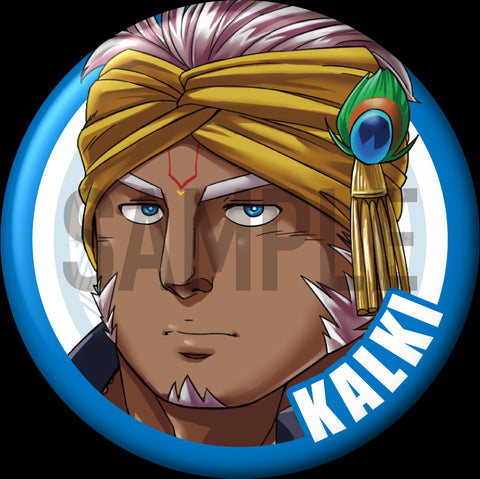 "Kalki" Character Can Badge