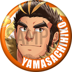 "Yamasachihiko" Character Can Badge
