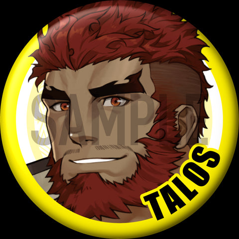 "Talos" Character Can Badge