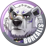 "Borealis" Character Can Badge