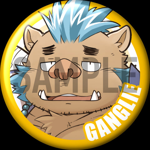 "Ganglie" Character Can Badge