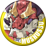 "Mushussu" Character Can Badge