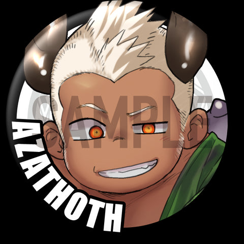 "Azathoth" Character Can Badge