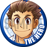 "The Hero" Character Can Badge