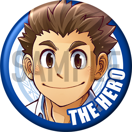 "The Hero" Character Can Badge