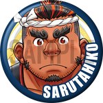 "Sarutahiko" Character Can Badge