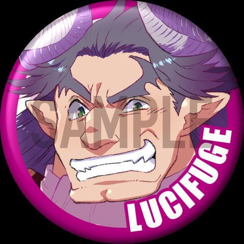 "Lucifuge" Character Can Badge