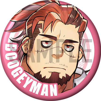 "Boogeyman" Character Can Badge