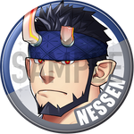 "Nessen" Character Can Badge