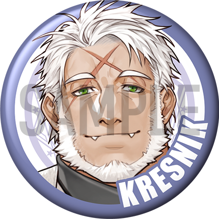 "Kresnik" Character Can Badge