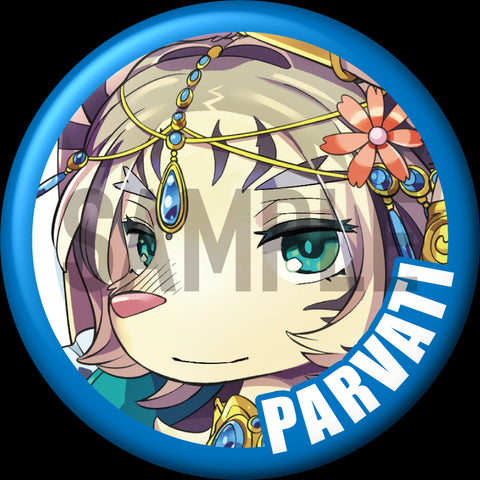 "Parvati" Character Can Badge
