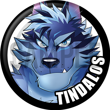 "Tindalos" Character Can Badge