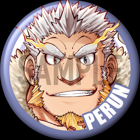 "Perun" Character Can Badge