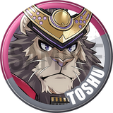 "Toshu" Character Can Badge
