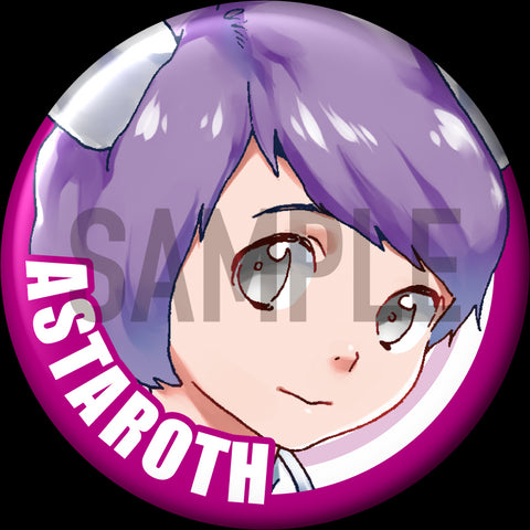 "Astaroth" Character Can Badge
