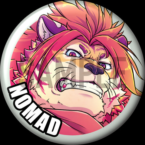 "Nomad" Character Can Badge