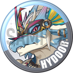 "Hydoor" Character Can Badge