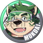 "Mokdai" Character Can Badge