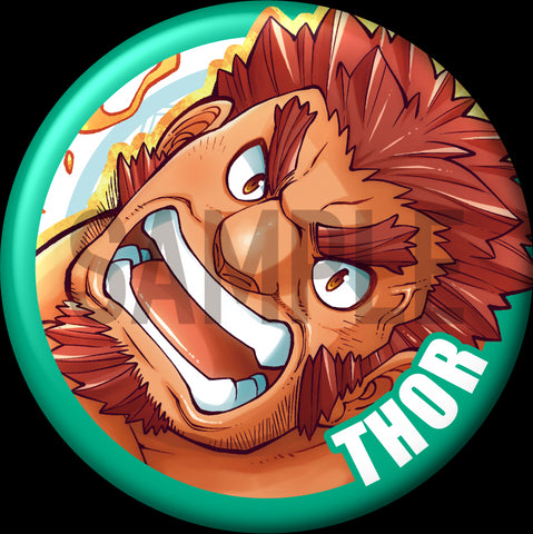 "Thor" Character Can Badge