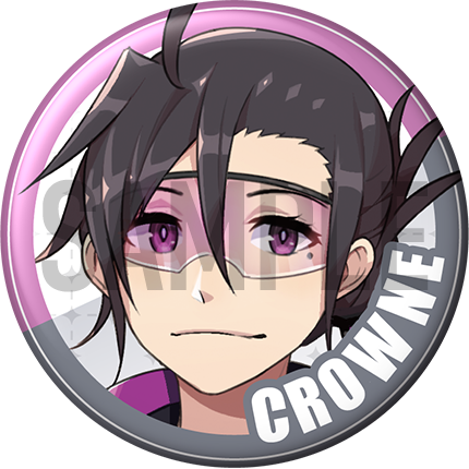 "Crowne" Character Can Badge