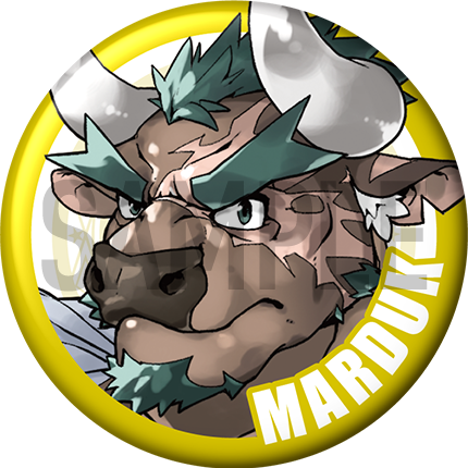 "Marduk" Character Can Badge