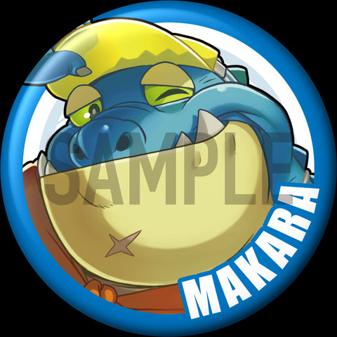 "Makara" Character Can Badge